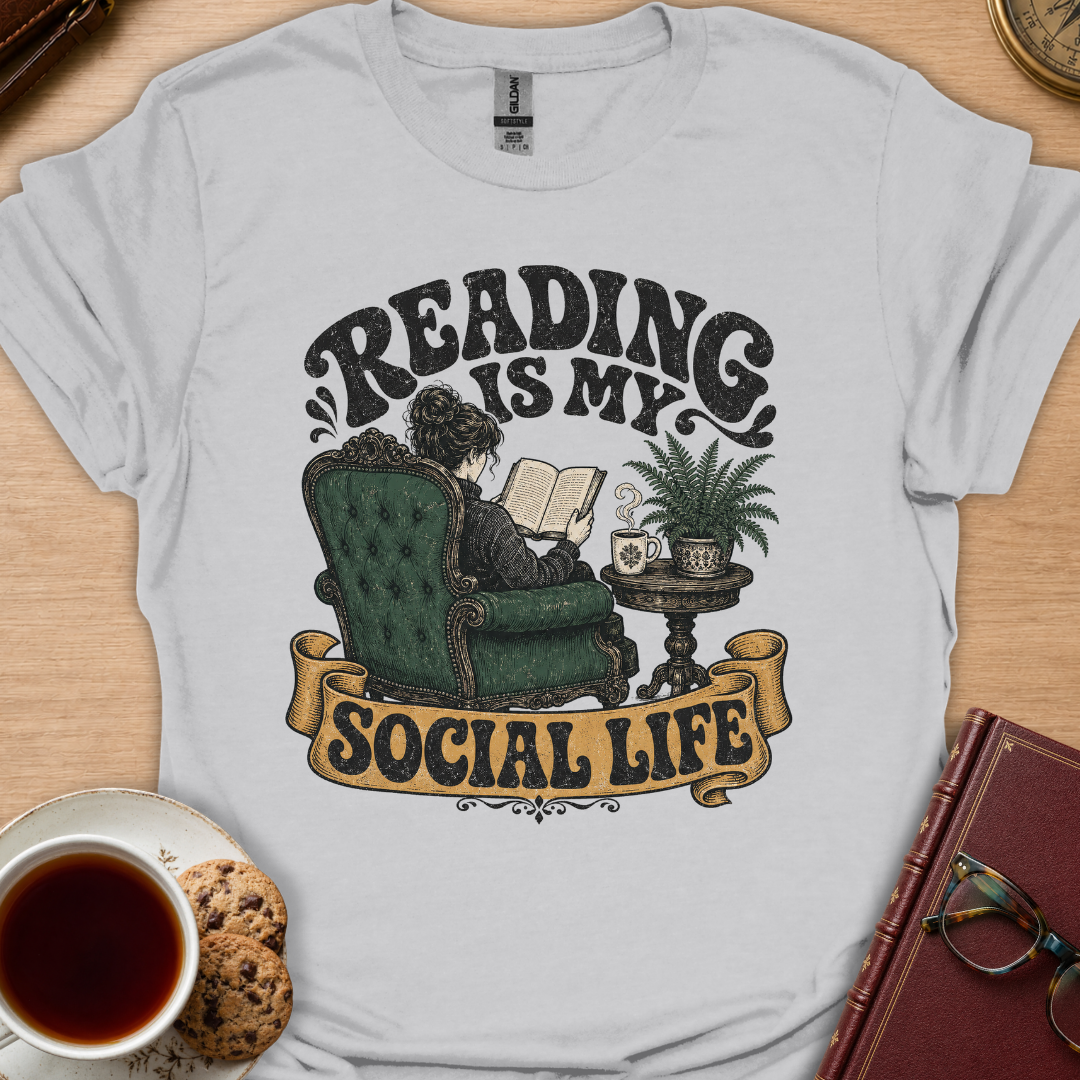 Reading Is My Social Life T-Shirt