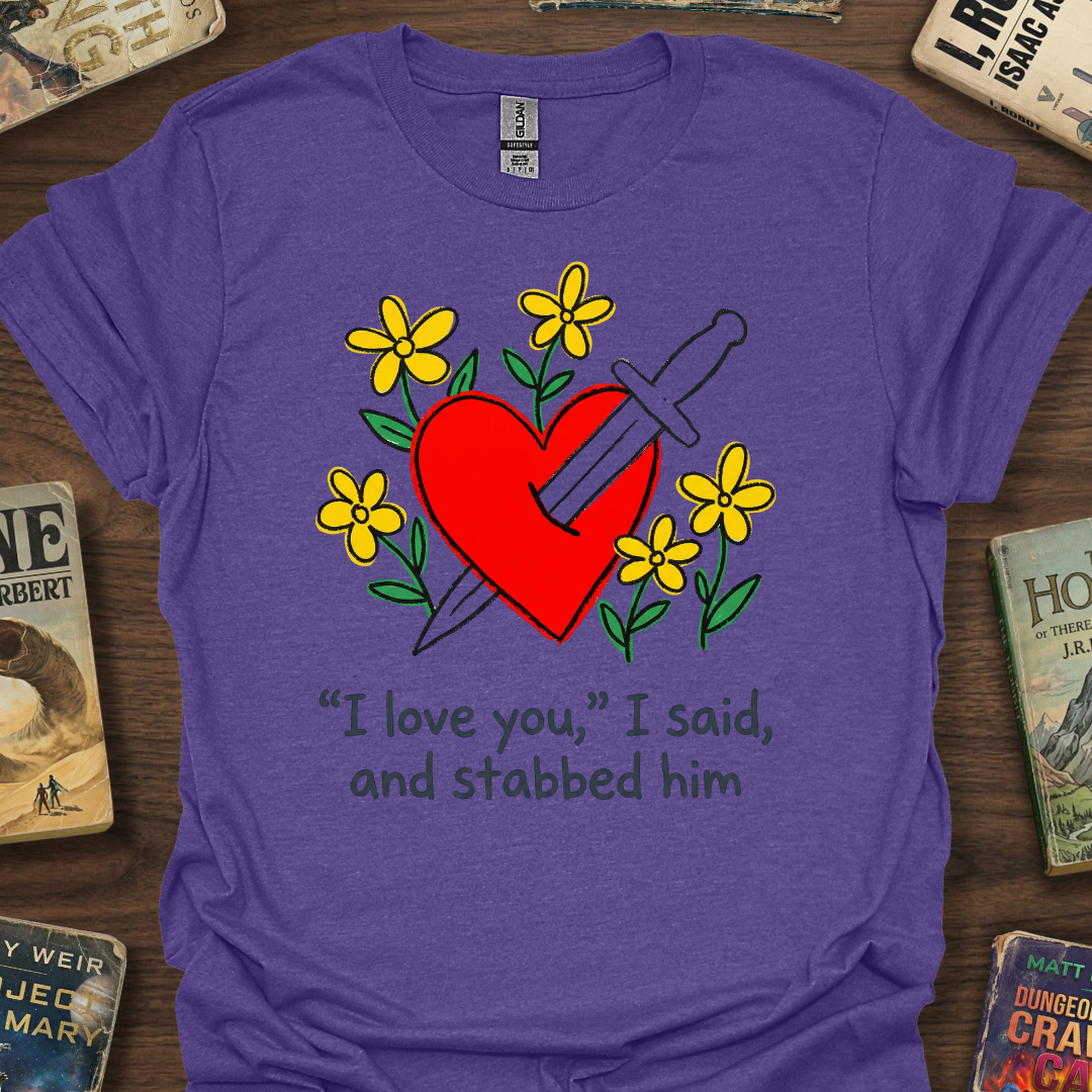 Stabbed Drawing T-Shirt