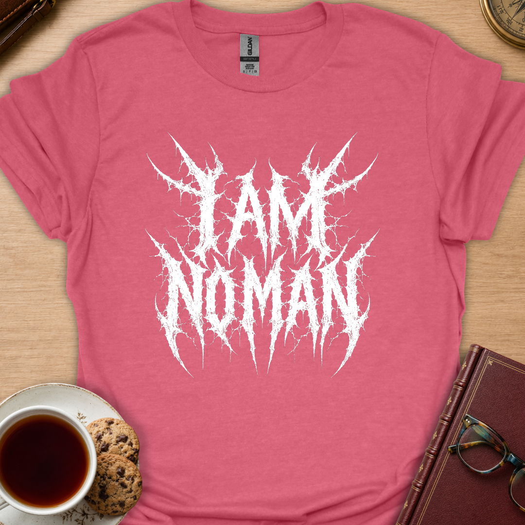 I Am No Man Large  T-Shirt