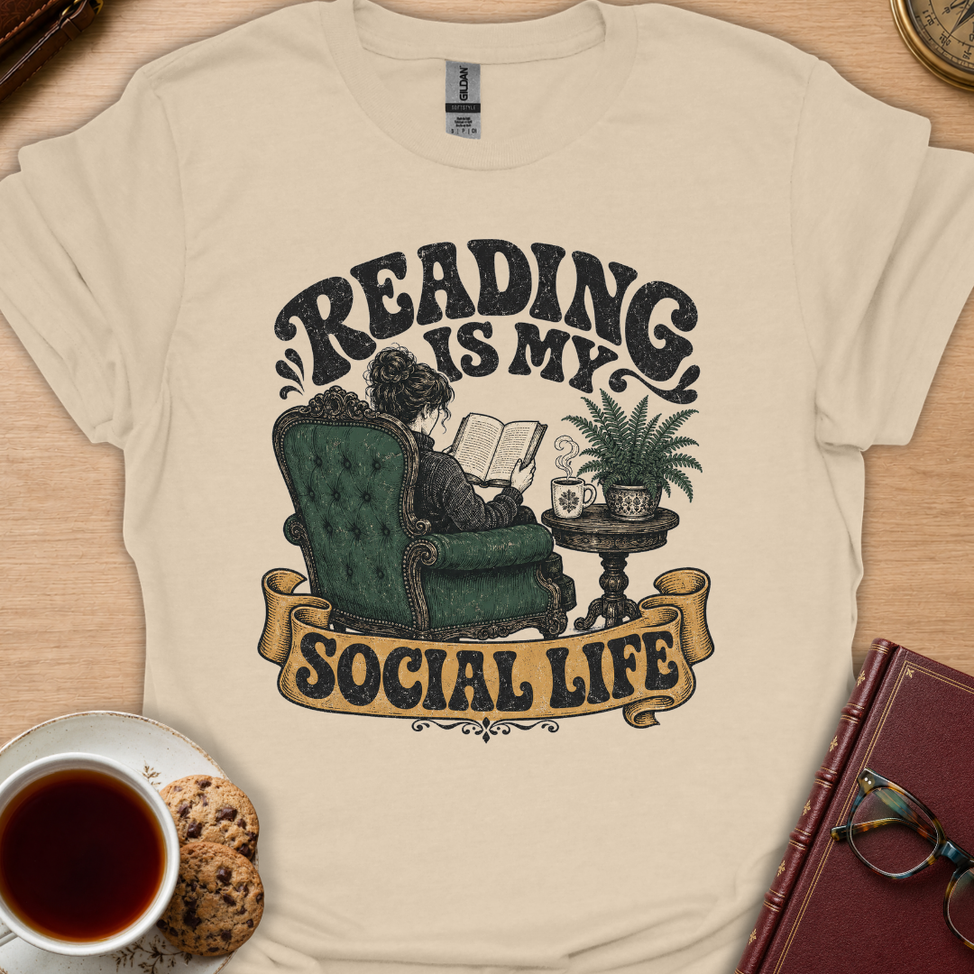 Reading Is My Social Life T-Shirt
