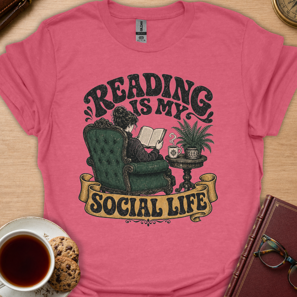 Reading Is My Social Life T-Shirt