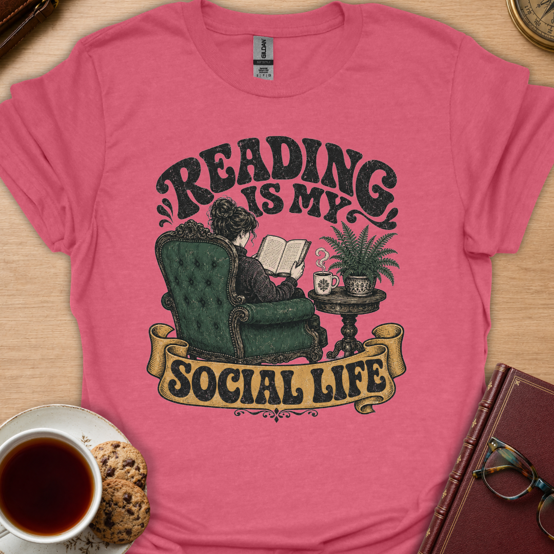 Reading Is My Social Life T-Shirt