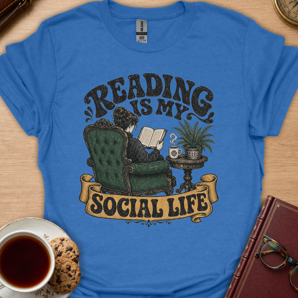 Reading Is My Social Life T-Shirt
