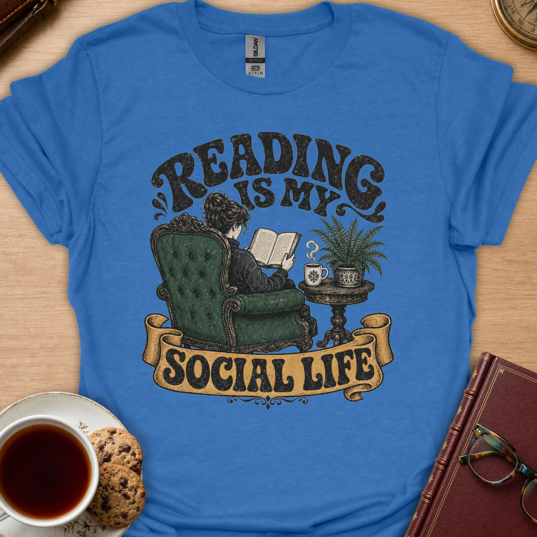 Reading Is My Social Life T-Shirt