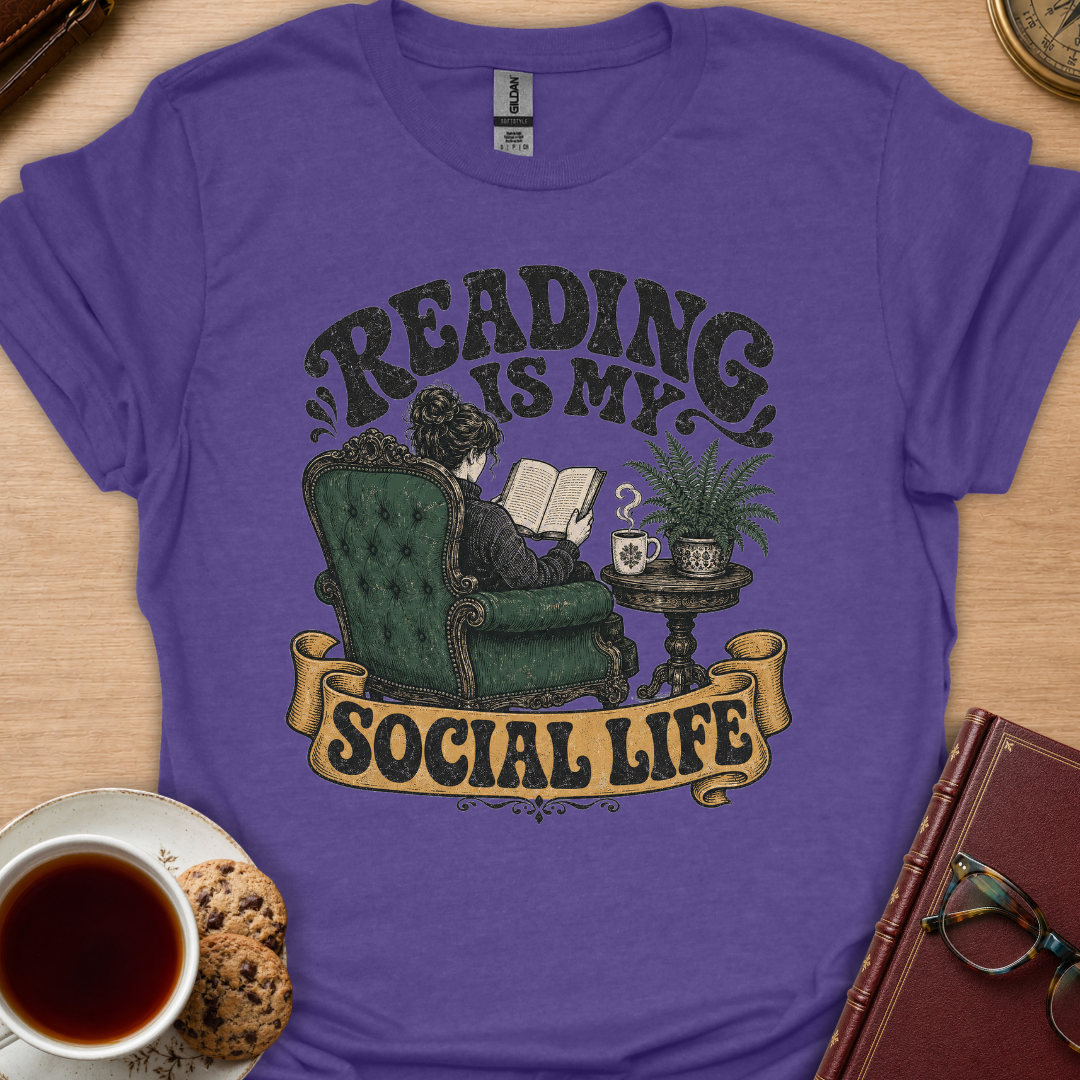 Reading Is My Social Life T-Shirt