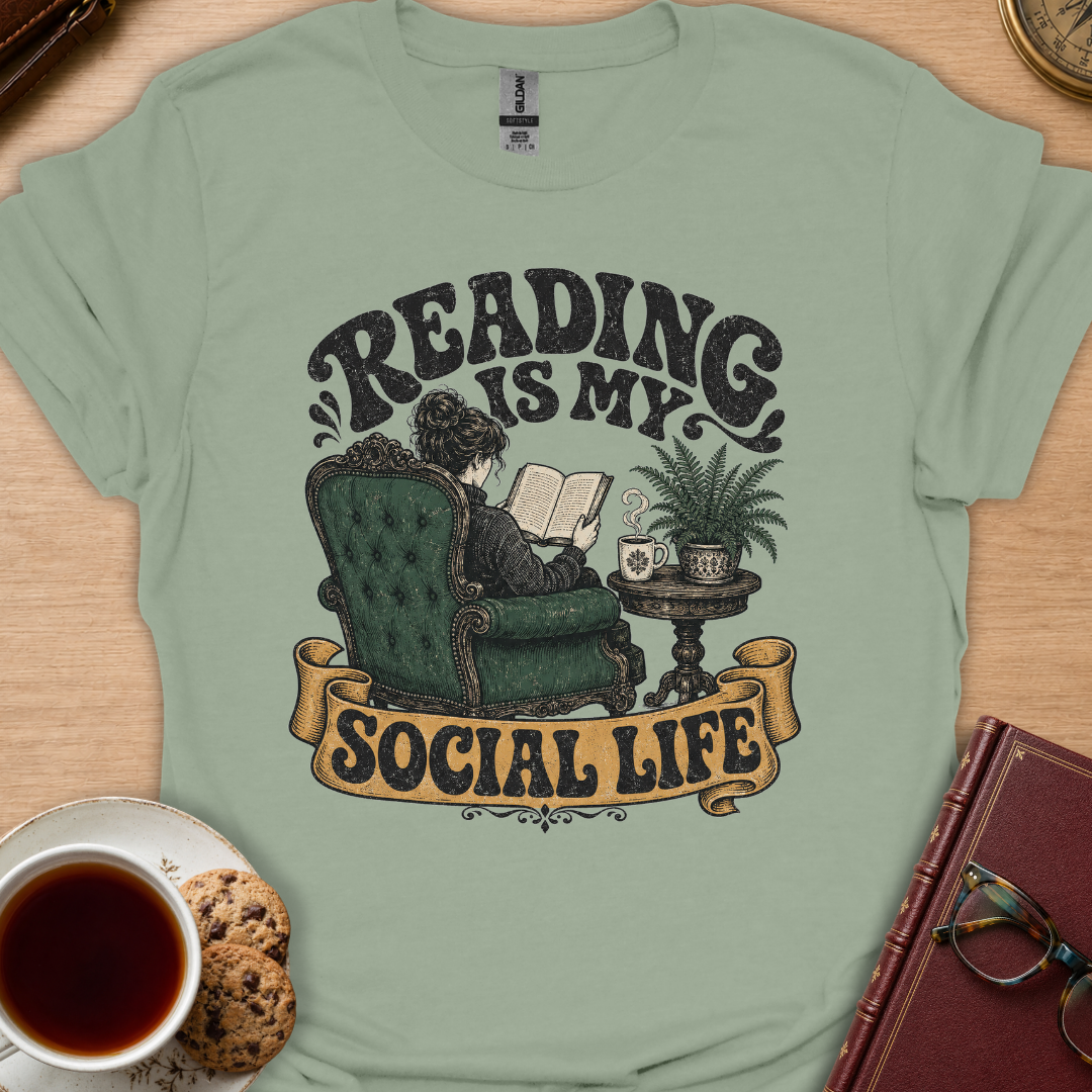 Reading Is My Social Life T-Shirt