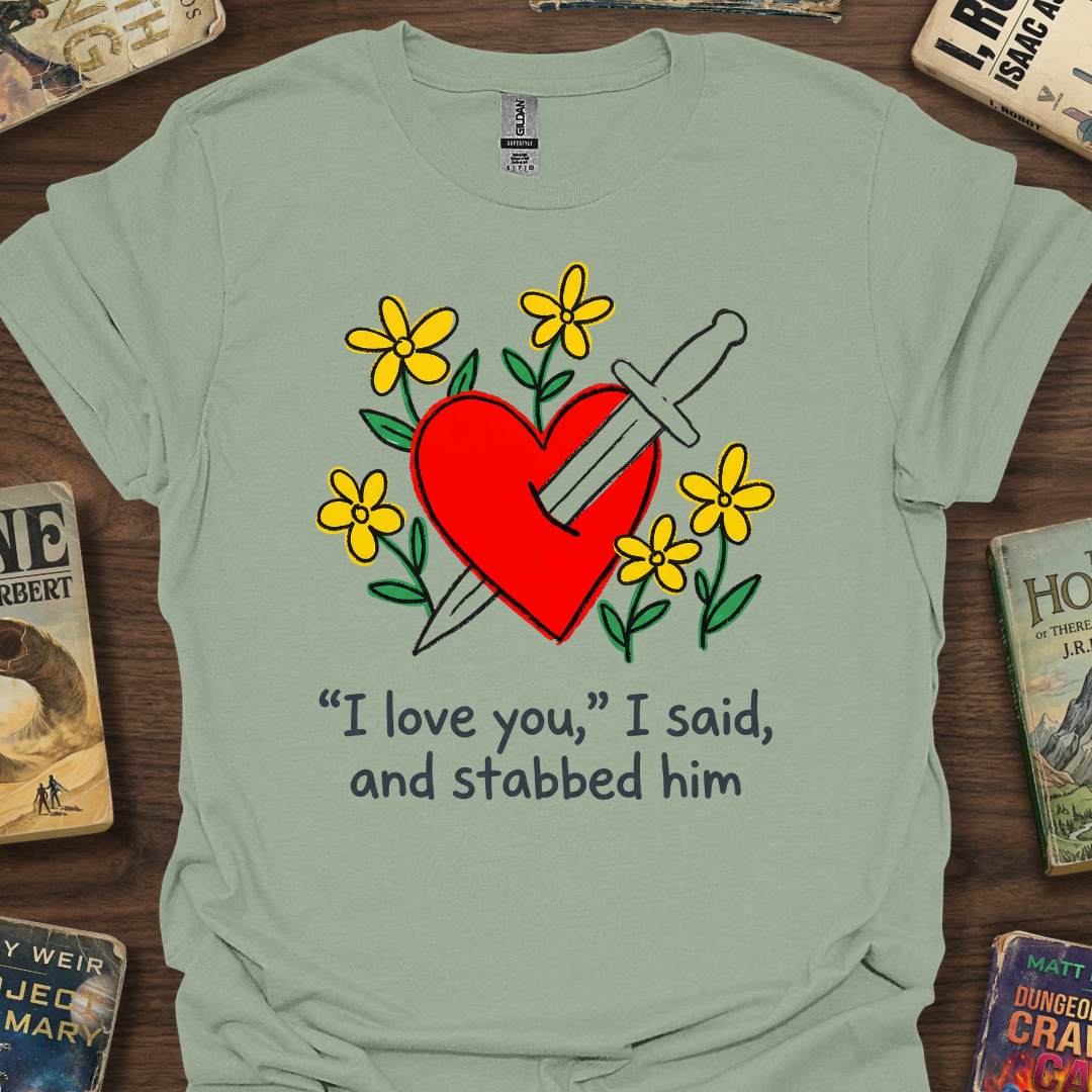 Stabbed Drawing T-Shirt