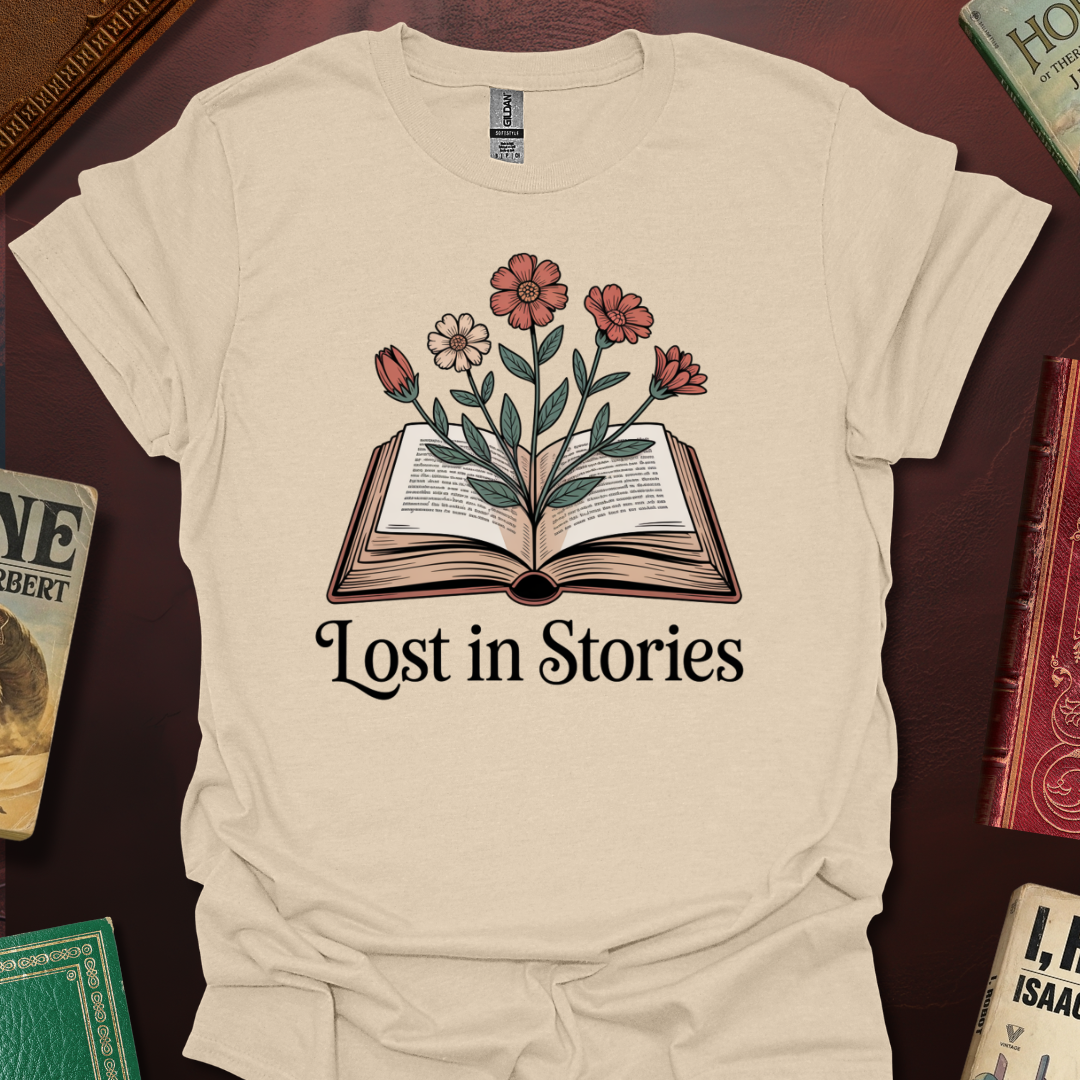 Lost In Stories Flowers T-Shirt