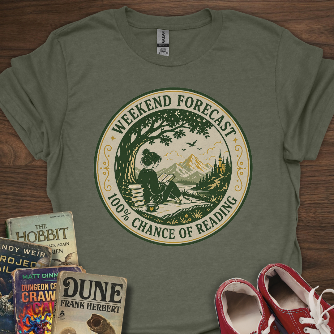 Reading Forecast Badge T-Shirt