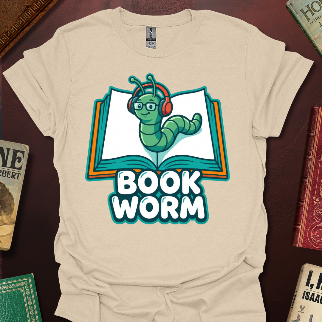Book Worm Logo T-Shirt