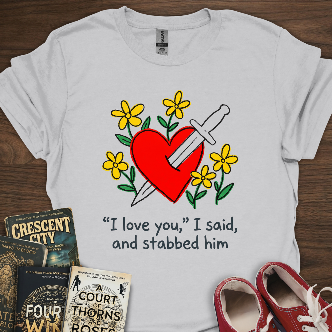 Stabbed Drawing T-Shirt