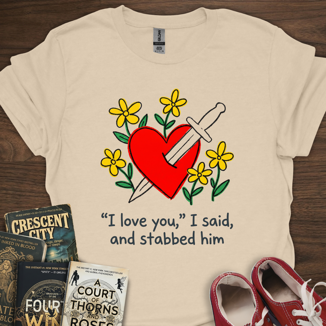 Stabbed Drawing T-Shirt