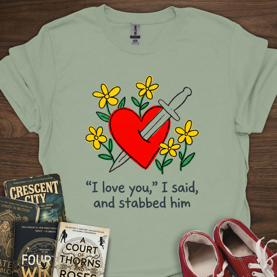 Stabbed Drawing T-Shirt