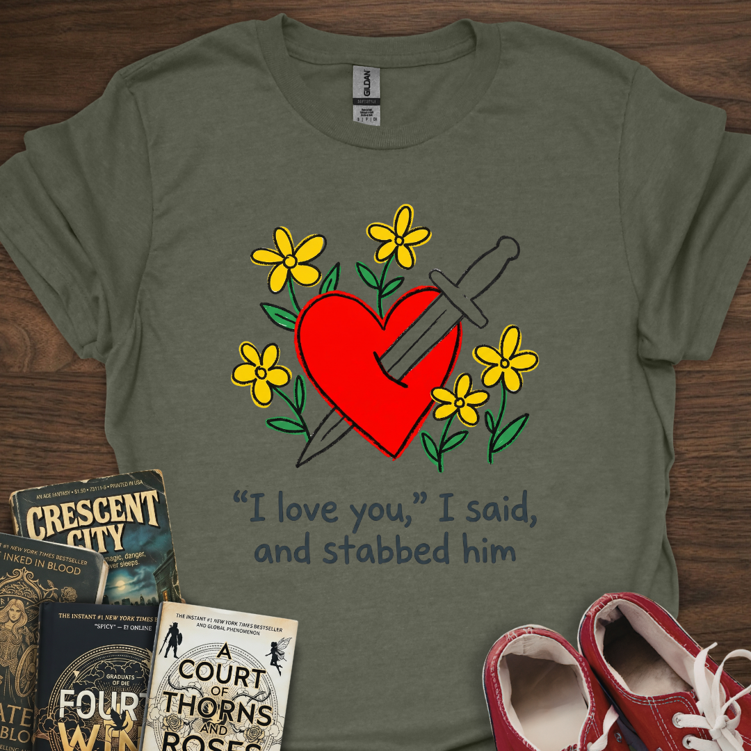 Stabbed Drawing T-Shirt
