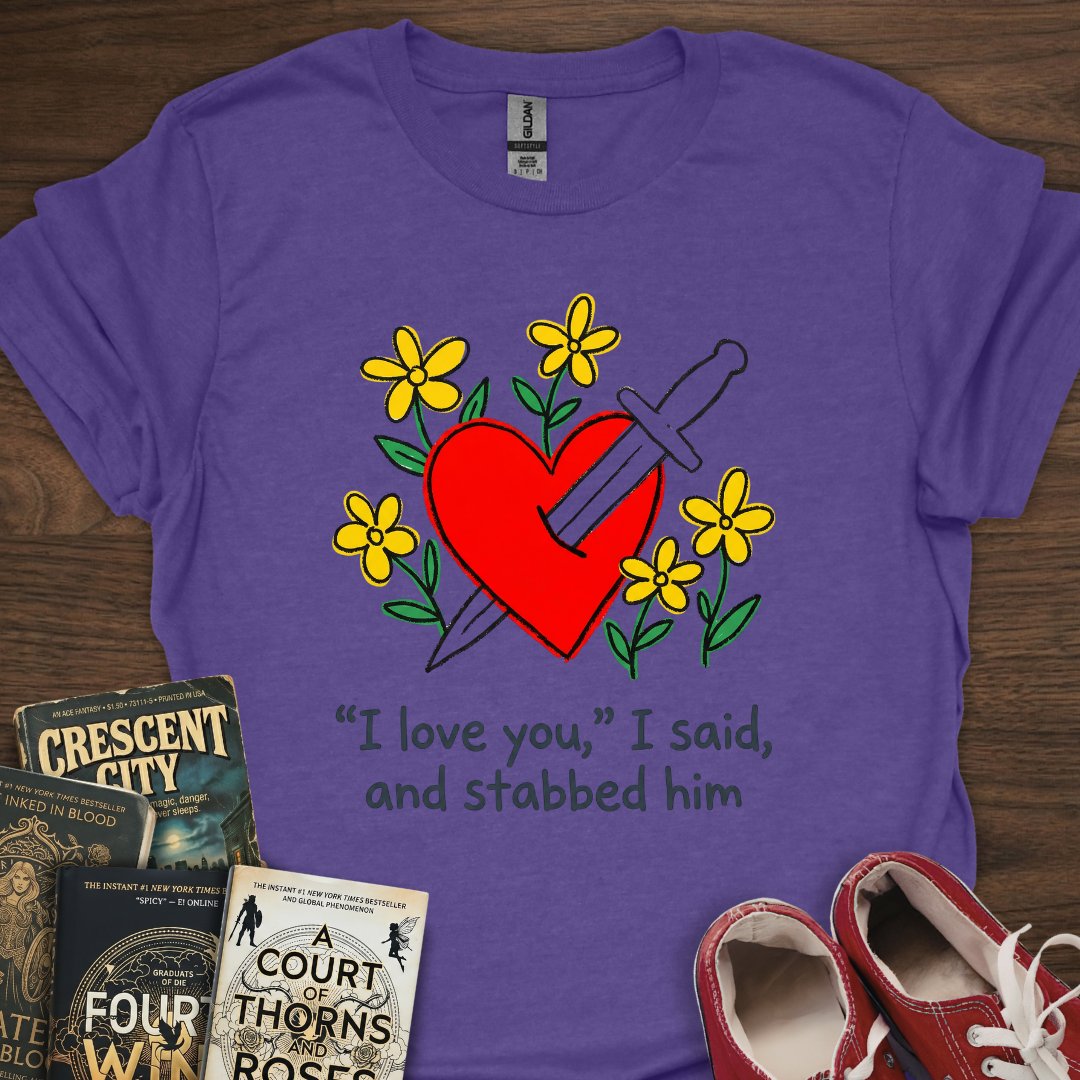 Stabbed Drawing T-Shirt