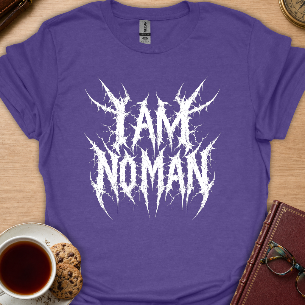 I Am No Man Large  T-Shirt
