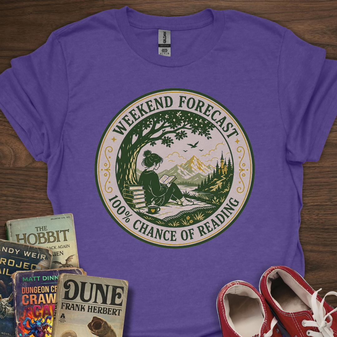 Reading Forecast Badge T-Shirt