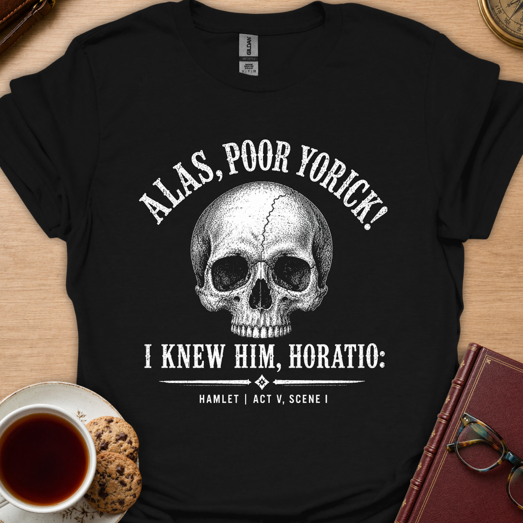 Poor Yorick Skull T-Shirt
