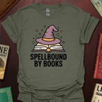 Spellbound By Books Wizard Hat T-Shirt