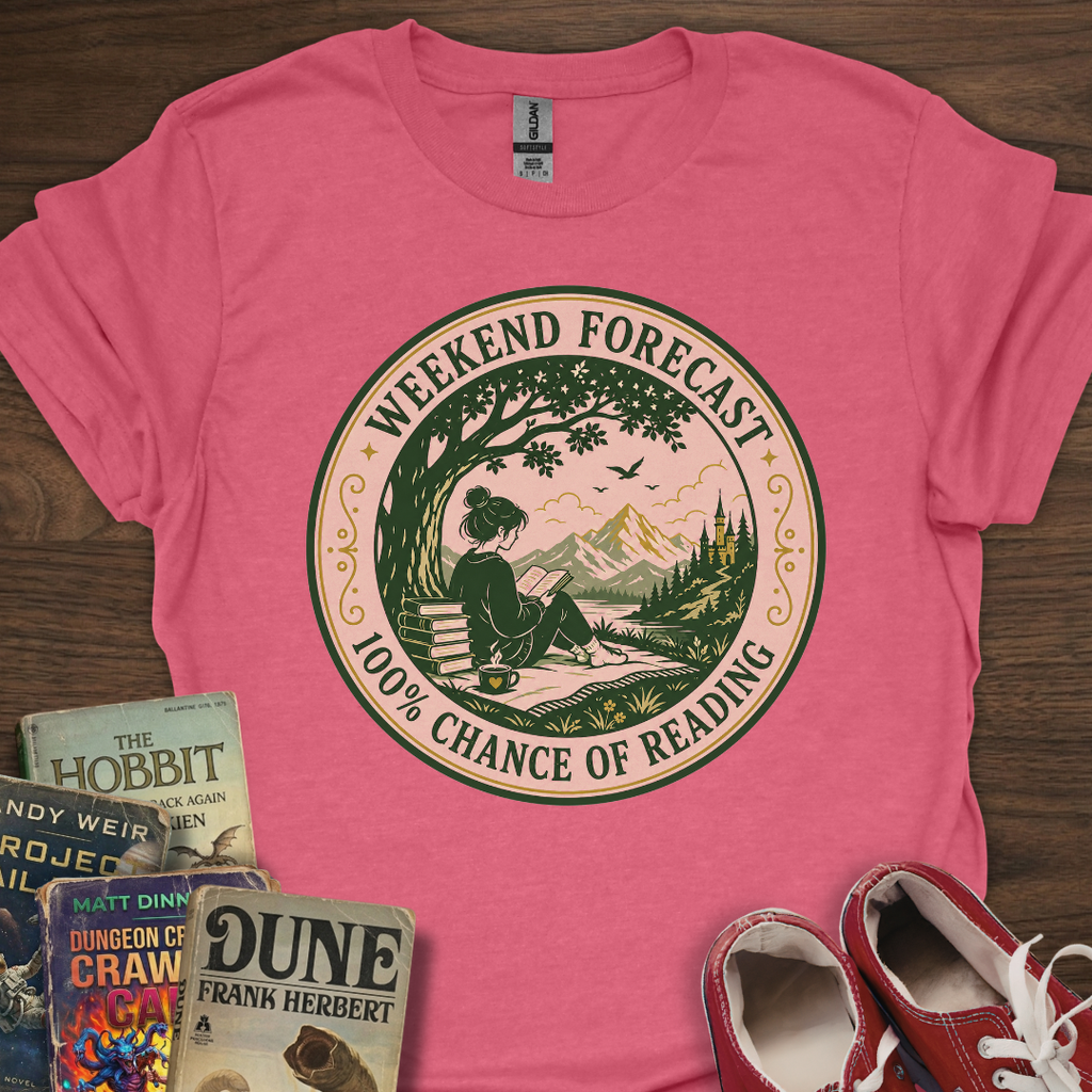 Reading Forecast Badge T-Shirt