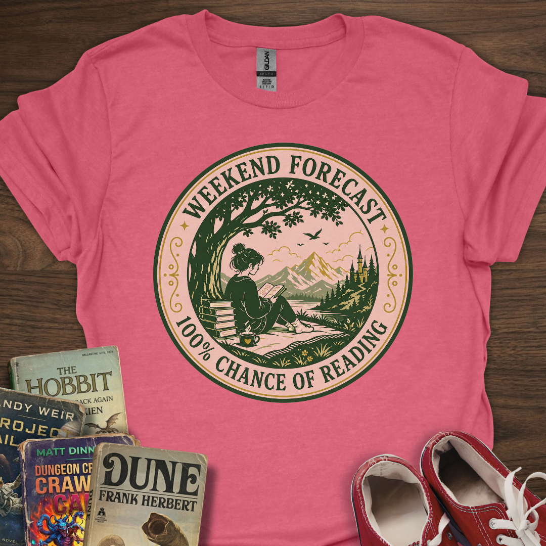 Reading Forecast Badge T-Shirt