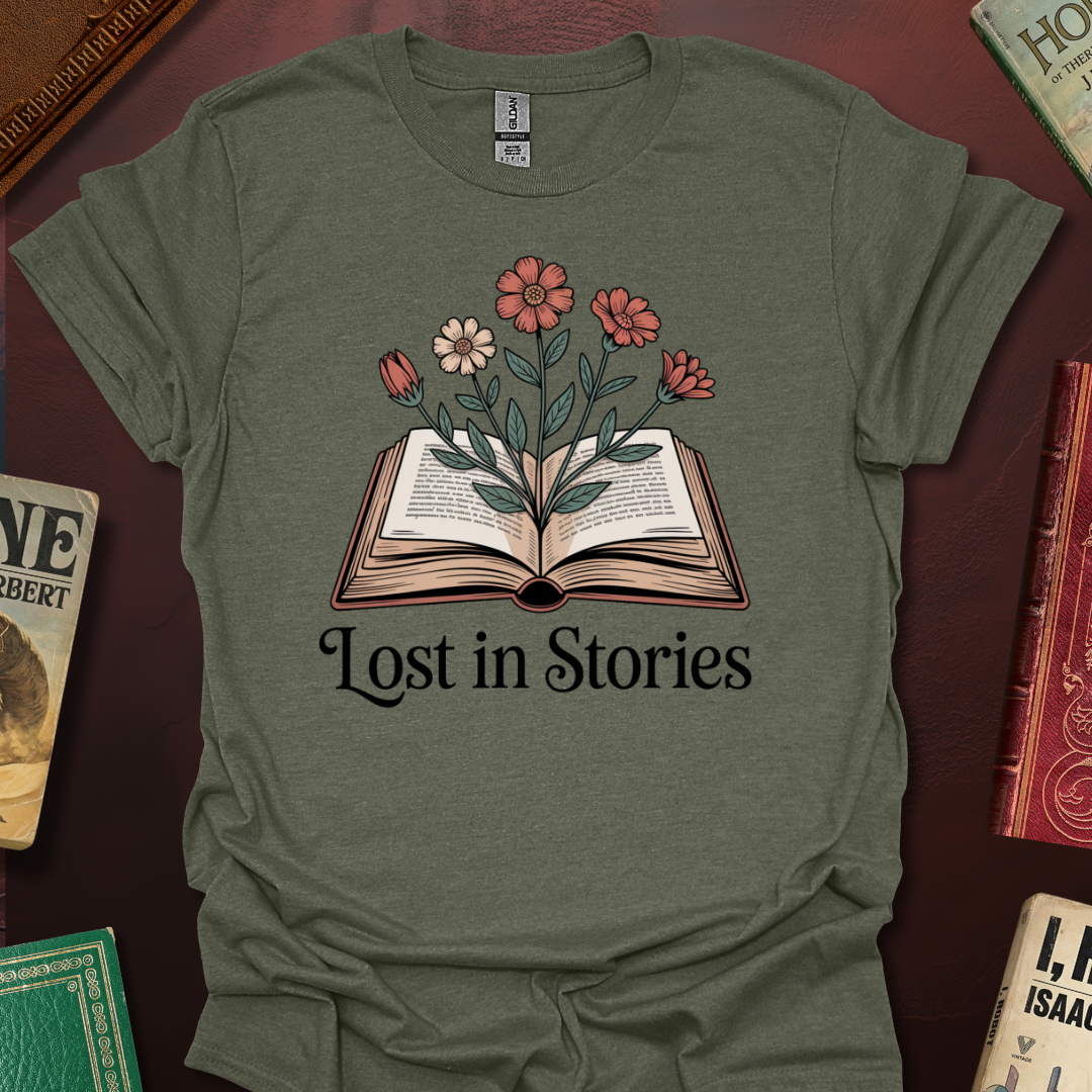 Lost In Stories Flowers T-Shirt