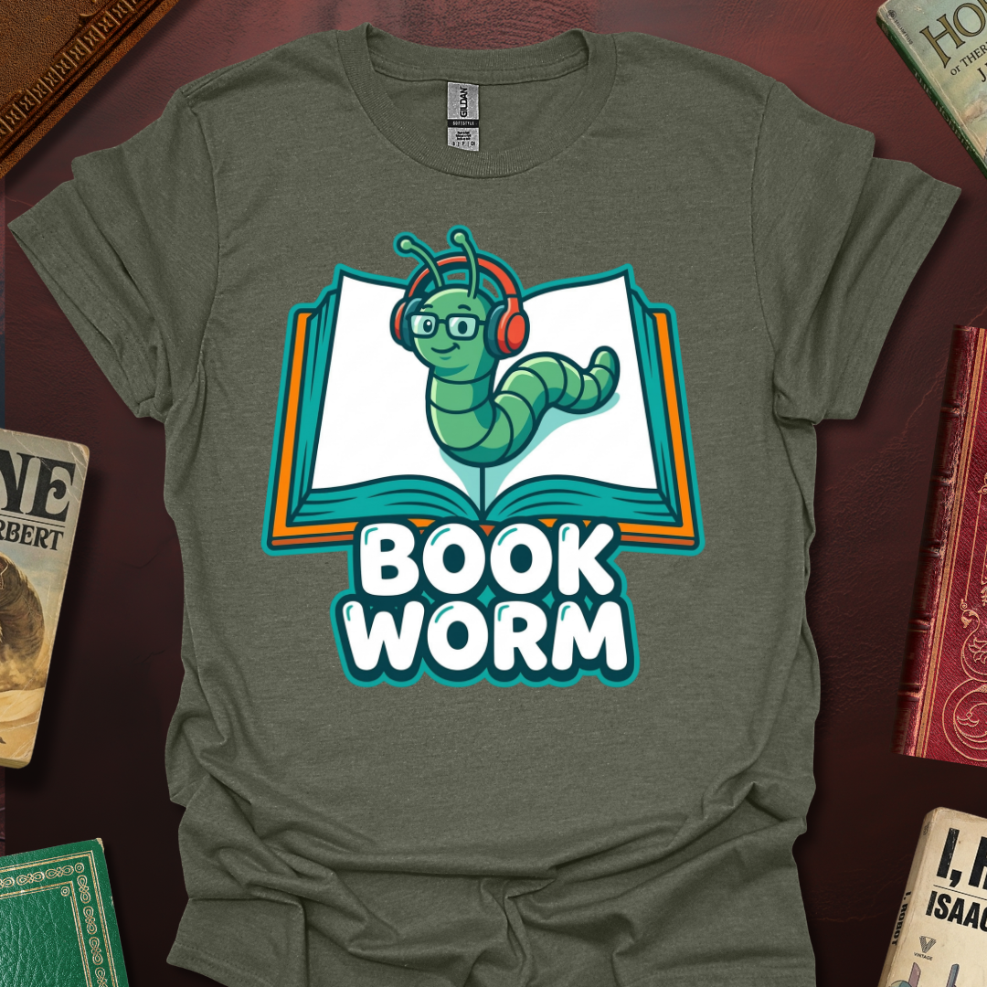 Book Worm Logo T-Shirt