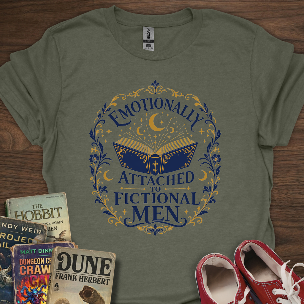 Emotionally Attached Emobroidery T-Shirt