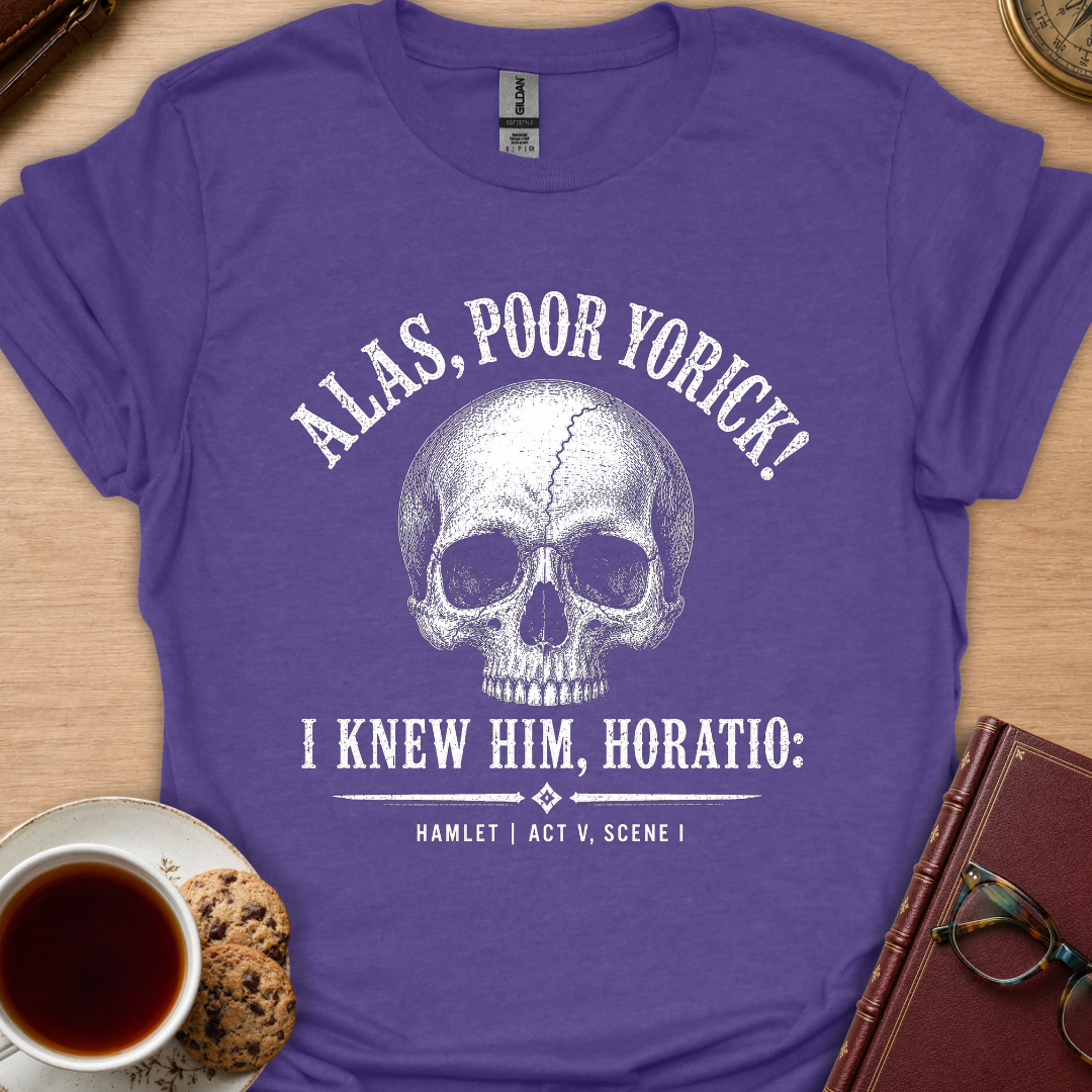 Poor Yorick Skull T-Shirt