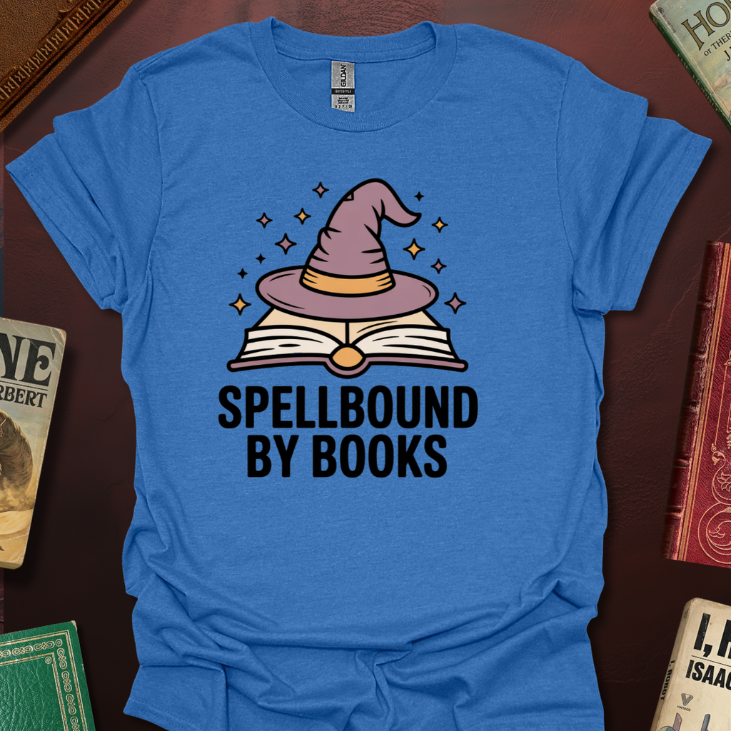 Spellbound By Books Wizard Hat T-Shirt